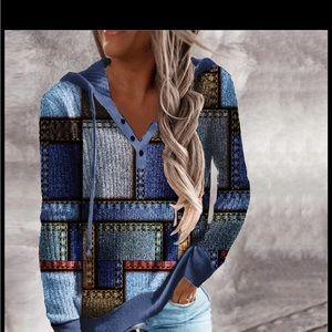 Darling new hoodie that will complement any bottoms. Never worn.